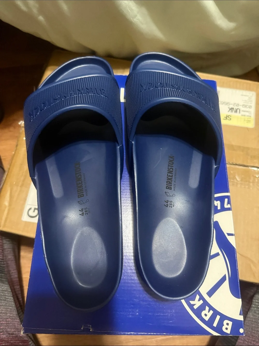 Men's Blue Birkenstock Slides